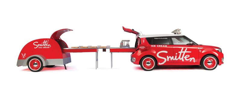Illustration for article titled These Delicious Kia Concepts Serve You Ice Cream And Beer